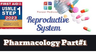 USMLE STEP 1 Pharmacology of Reproductive system Part1 from first aid book UrduHindi [upl. by Camey]