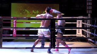 Huge Elbow KO Tukkatatong Phetpayatai vs Petwanlop Kiatnadee  Soi Taied Stadium 1832014 [upl. by Ahterod]