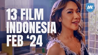 13 Film Indonesia Terbaru Februari 2024 [upl. by Notfol426]