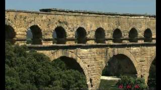 Pont du Gard Roman Aqueduct UNESCONHK [upl. by Ddahc]