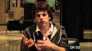 DP30 The Social Network actors Jesse Eisenberg Andrew Garfield [upl. by Carbrey]