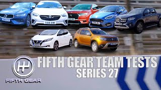 ALL Fifth Gear Team Tests  Series 27  Fifth Gear [upl. by Leede647]