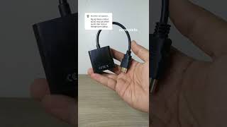 Setting Audio pada converter hdmi tanpa port audio tutorial review [upl. by Childs]