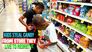 Kids GET CAUGHT STEALING CANDY They Instantly Regret It [upl. by Aggarwal165]