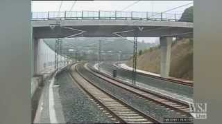 Spanish Train Crash Video  Spanish Train Crash Caught on CCTV [upl. by Nonek377]