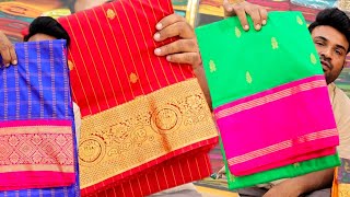 10yards Salem silk madisars 🤩korvai silk 9gajam 🥰 readymade madisars 🥻 readymade panchakachams [upl. by Essyle]