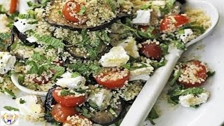 Aubergine couscous salad [upl. by Reinhart]