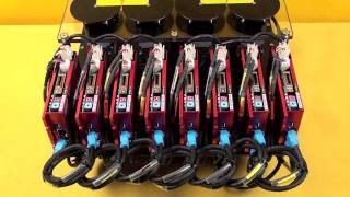 FASTECH  8 Axes of EziServo motors connected in rows Fast Response [upl. by Wemolohtrab]