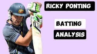 A Deep Dive Analysis Into Ricky Ponting Batting Technique [upl. by Enitsyrk]