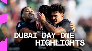 Sevens is back with a BANG  Dubai HSBC SVNS Day One Men’s Highlights [upl. by Ytram]