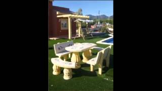 Decoracion para jardin en piedra artificial [upl. by Ynney]