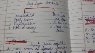 Long term sources of finance  Equity share capital  easy explanation [upl. by Auhsaj]