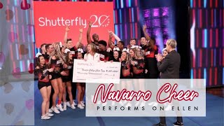 NAVARRO CHEER PERFORMED ON THE ELLEN SHOW [upl. by Annor]