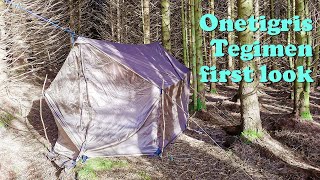 Onetigris Tegimen Unboxing amp First Look Review  Hot Tent for Hammock [upl. by Endres612]