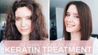 HOW TO Brazilian Blowout  Keratin Treatment At Home  Step by Step Tips [upl. by Nodal]