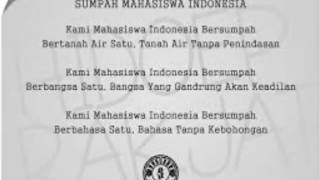 Sumpah Mahasiswa Indonesia [upl. by Whitman]