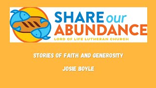 Share Our Abundance Interview with Josie Boyle [upl. by Refinne]