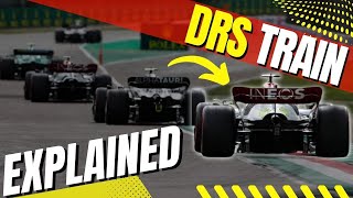 What is a DRS TRAIN in Formula 1 Explained [upl. by Lenej18]