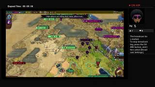 Civilization VI Gallic Empire Huge Primordial Map Session 4 [upl. by Jovitta112]