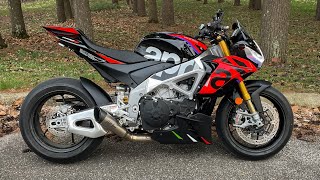 Aprilia Tuono V4  SC Project S1  pure sound test [upl. by Acinat]