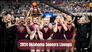 2024 Oklahoma Gymnastics Lineup Predictions [upl. by Mike]