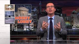 Hobby Lobby Last Week Tonight with John Oliver HBO [upl. by Ivgnout898]