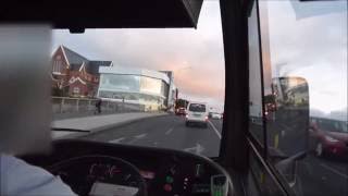 Metrolink Bus Auckland  Drivers View  258X St James to Valley Road [upl. by Lectra]