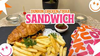 Dunkin Special Chicken Tikka Sandwich Recipe🥐🥪 by Chef shireenanwar chickentikka Sandwich recipe [upl. by Draper216]