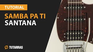 Guitar Solo Tab Samba Pa Ti Santana [upl. by Anisamot]