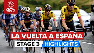 GC Battle Gets Underway  Vuelta A España 2023 Highlights  Stage 3 [upl. by Irbmac]