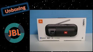 JBL Tuner 2  Bluetooth DAB digitalradio  Unboxing [upl. by Brentt]