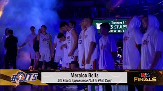 Meralco Bolts Game 1 Finals Entrance ⚡️  PBA SEASON 48 PHILIPPINE CUP [upl. by Aruasor]