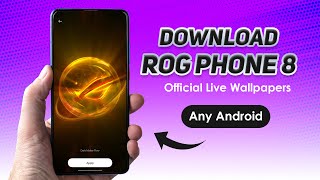 Download ROG Phone 8 Live Wallpaper for any android ⚡ [upl. by Deraj]