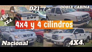 CAMIONETAS DE 4 CILINDOS 4X4 Y SENCILLAS [upl. by Eelorac]