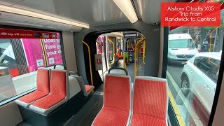 Sydney Light Rail Vlog 37 Alstom Citadis X05 Tram Trip from Randwick to Central [upl. by Carman]