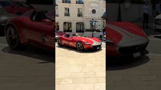 FERRARI MONZA SP2 🤯 sportscar carspotting monaco [upl. by Aehtela785]