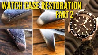 Seiko Diver Watch Case Restoration  Part 1 Products Used [upl. by Bac893]