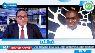 CONGOBRAZZAVILLE  CHUTE DES PYLONES DE E2C ADOU GANGA SERAIT LE PREMIER SUSPECT A INTERPELER [upl. by Novahs]