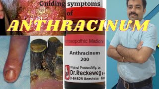 ANTHRACINUM homeopathic medicine guiding symptoms [upl. by Eldwon]