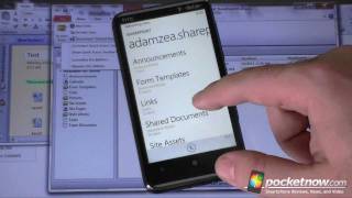 Office 365 and Windows Phone 7  Pocketnow [upl. by Artemed]