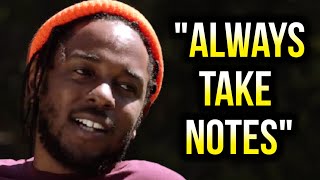 Kendrick Lamar Teaches How To Start Writing A Rap Kendrick Writing Process [upl. by Pace]