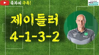 PES2021모바일 화제의 감독 제이들러PZEIDLER 4132 포메이션을 아라보자잉 [upl. by Tate]