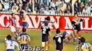 Steve Gearin Try 1979 Semi Final Canterbury v Wests [upl. by Tova]