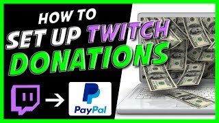 How to setup donations on Twitch Paypal 2019 [upl. by Reames]