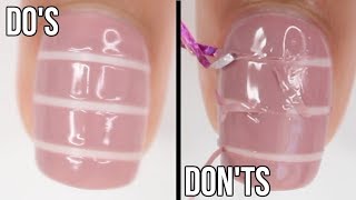 Striping Tape Nail Art [upl. by Mandi]