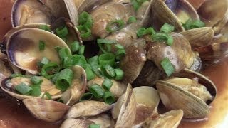 Baby Clam Stir Fry In Black Bean Sauce [upl. by Schultz389]