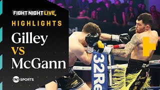 JOLTING SHOT 🥊💥  Sam Gilley vs Jack McGann  Fight Night Highlights [upl. by Tufts]