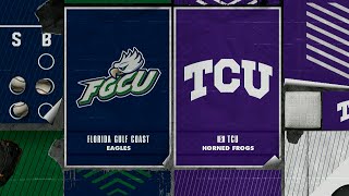 FGCU at TCU  Opening Day  2024 College Baseball Exciting Finish [upl. by Coonan]