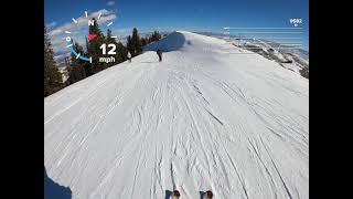 Georgeanna run at Park City gopro [upl. by Cho]