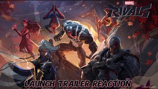 Marvel Rivals Launch trailer reaction [upl. by Etteniuqna]